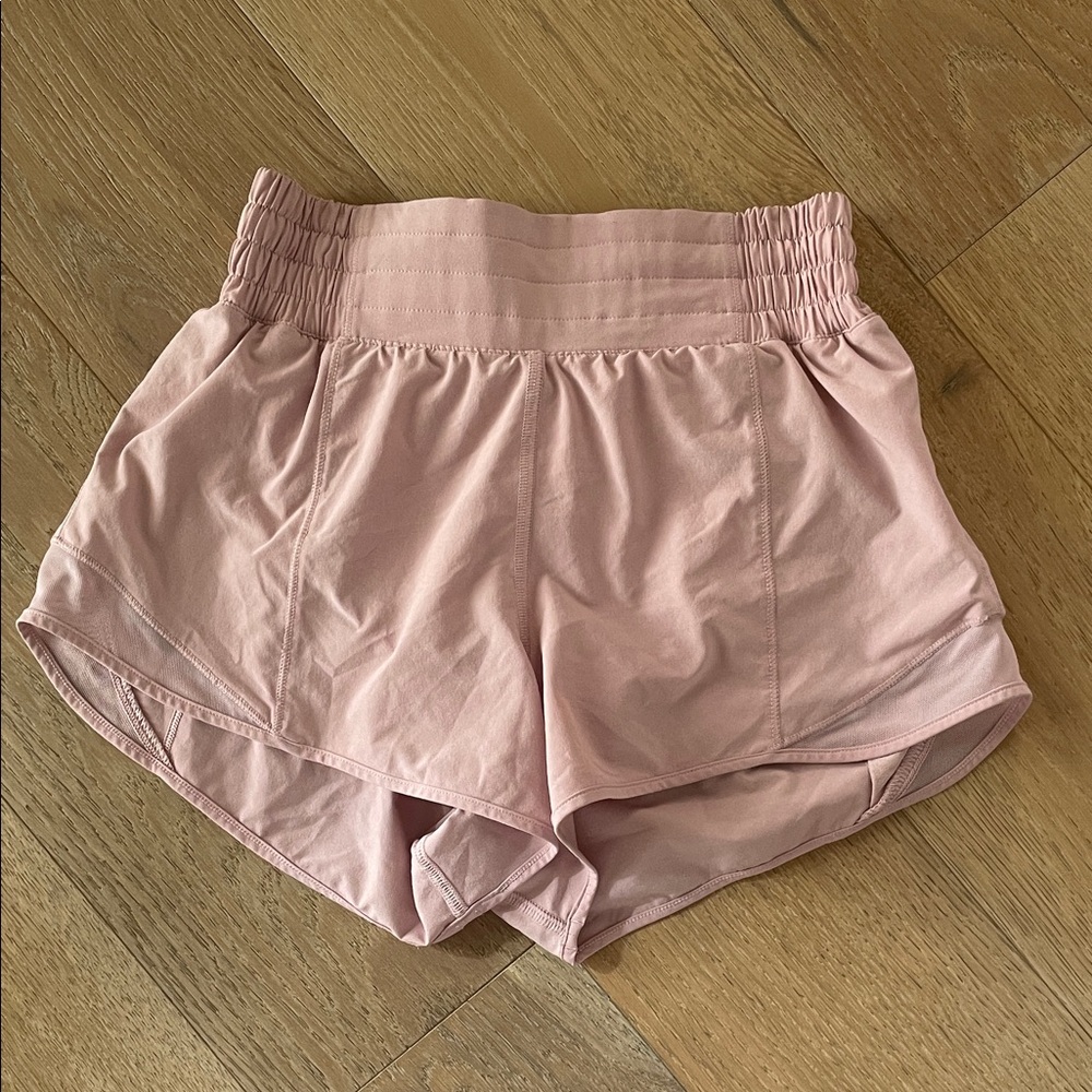 Lululemon Athletica Blush Athletic Shorts